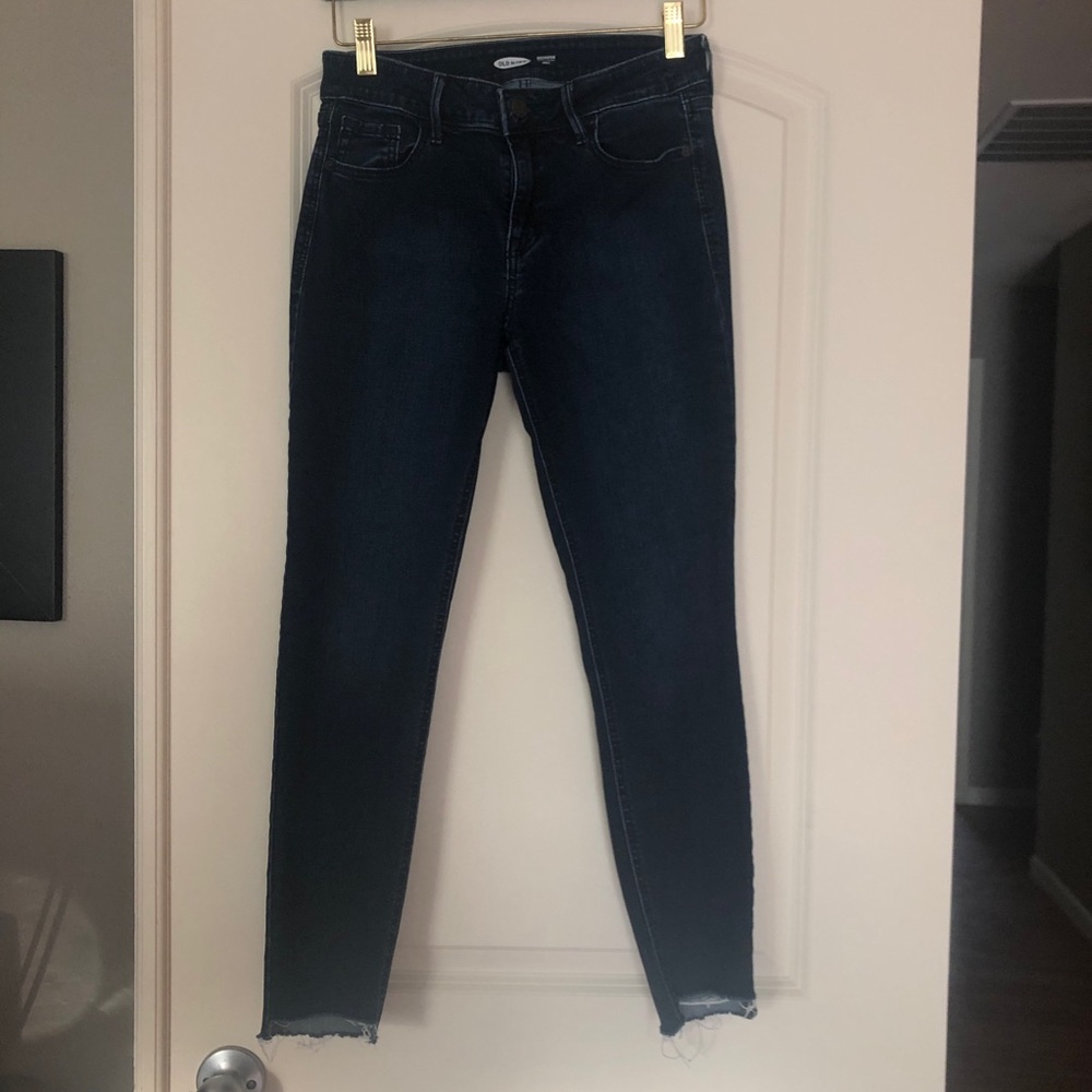 4/$25 Dark Wash Rockstar Super Skinny Jeans